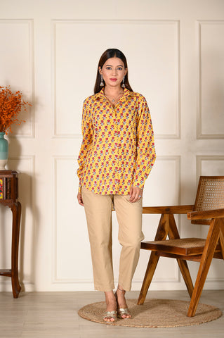 Yellow Booti Shirt